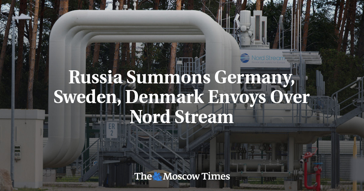 Russia Summons Germany, Sweden, Denmark Envoys Over Nord Stream