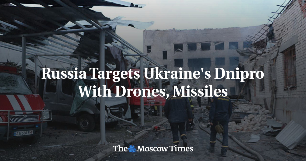 Russia Targets Ukraine’s Dnipro With Drones, Missiles