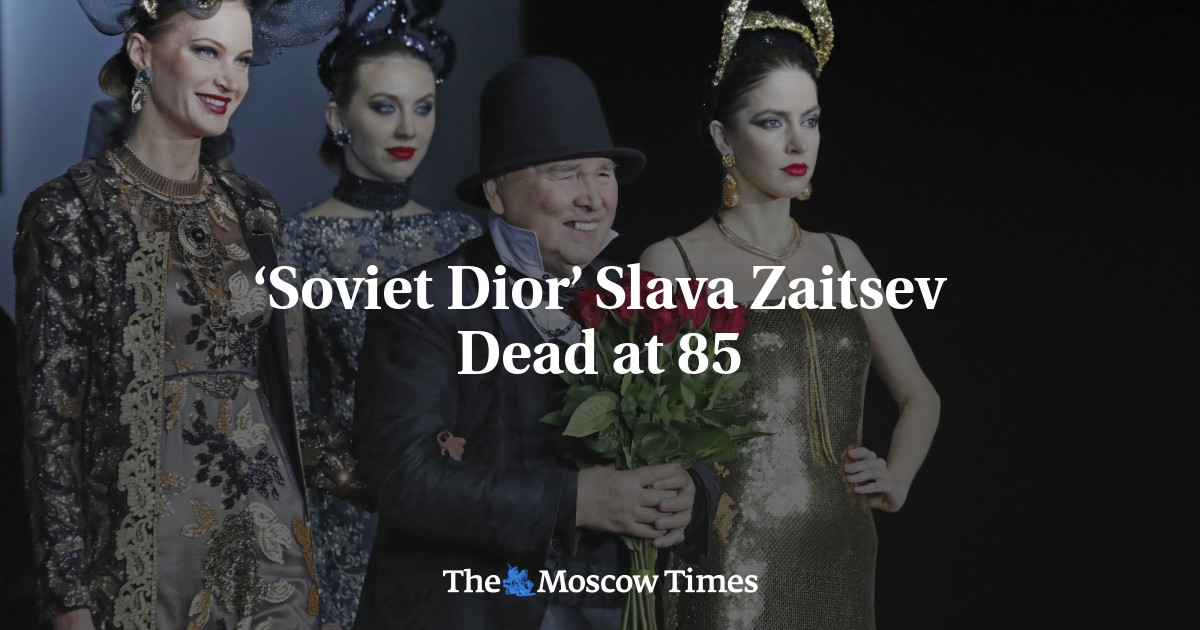 ‘Soviet Dior’ Slava Zaitsev Dead at 85