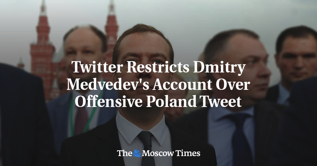 Twitter Restricts Dmitry Medvedev’s Account Over Offensive Poland Tweet