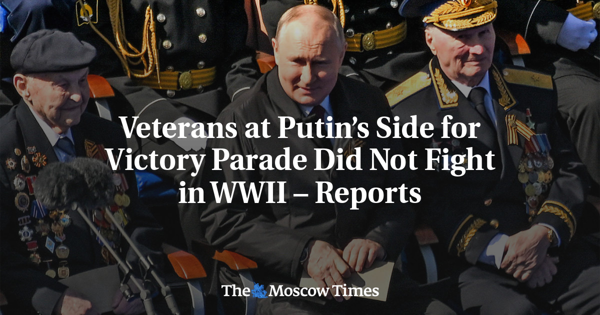 Veterans at Putin’s Side for Victory Parade Did Not Fight in WWII – Reports