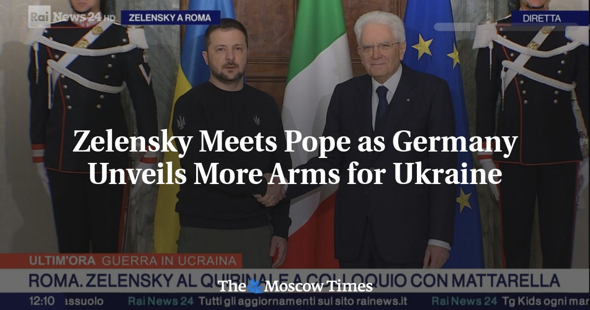Zelensky Meets Pope as Germany Unveils More Arms for Ukraine