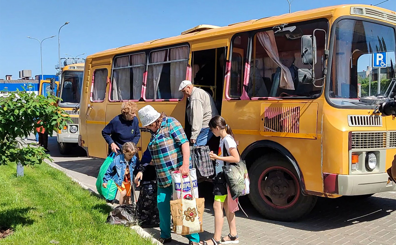 Despair and Uncertainty for Russian Refugees Fleeing Attacked Border Regions