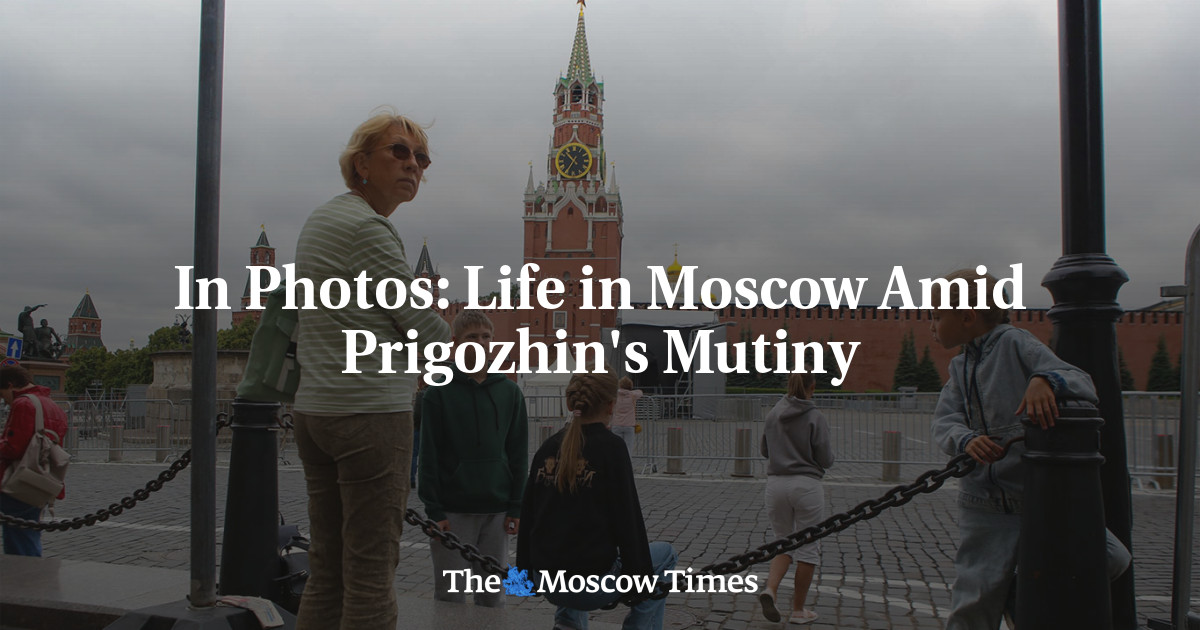 In Photos: Life in Moscow Amid Prigozhin’s Mutiny