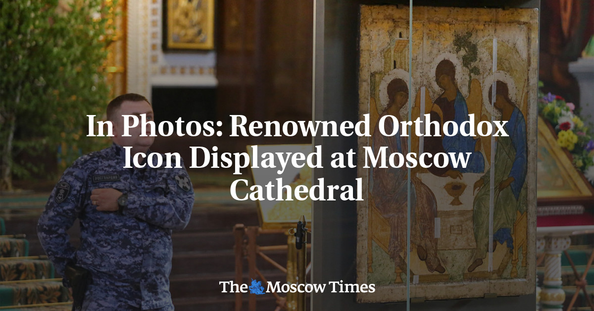 In Photos: Renowned Orthodox Icon Displayed at Moscow Cathedral