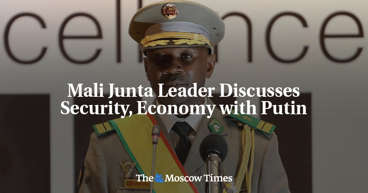 Mali Junta Leader Discusses Security, Economy with Putin