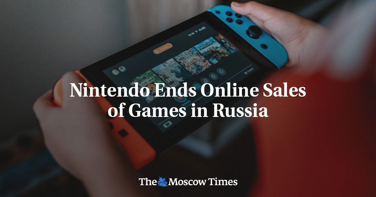 Nintendo Ends Online Sales of Games in Russia