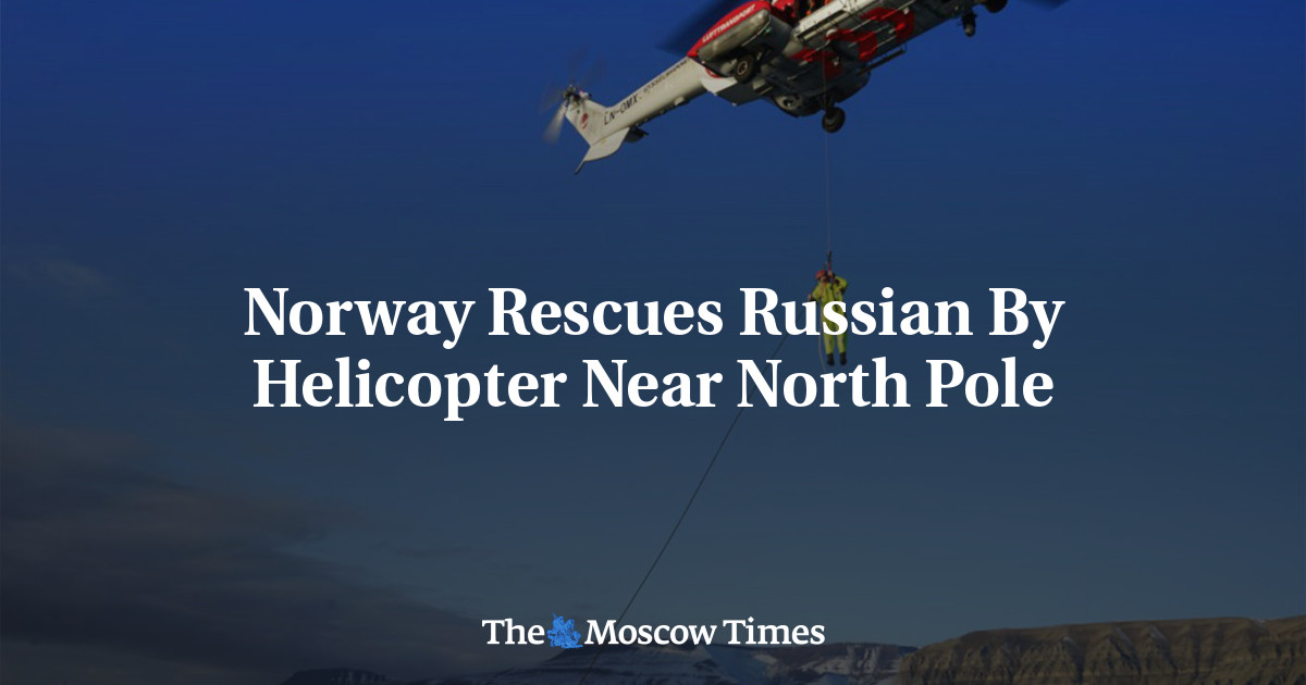 Norway Rescues Russian By Helicopter Near North Pole