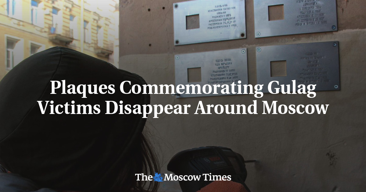 Plaques Commemorating Gulag Victims Disappear Around Moscow