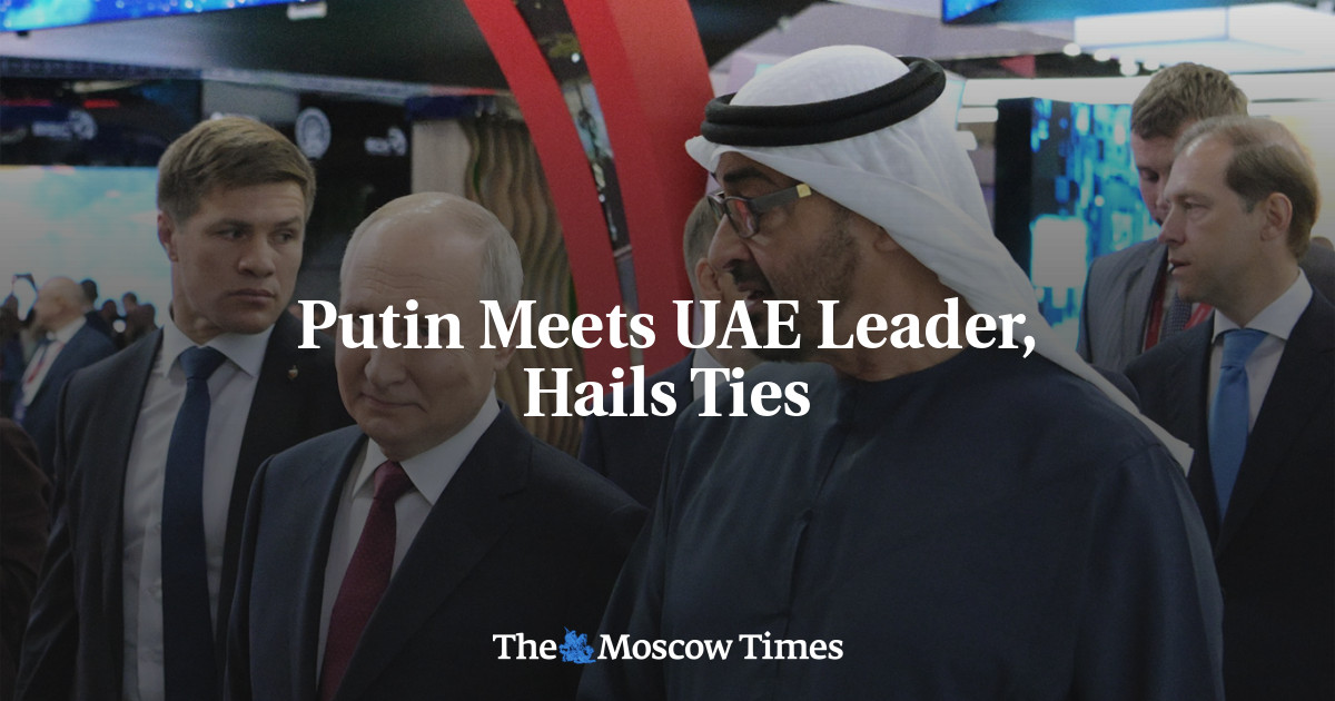 Putin Meets UAE Leader, Hails Ties