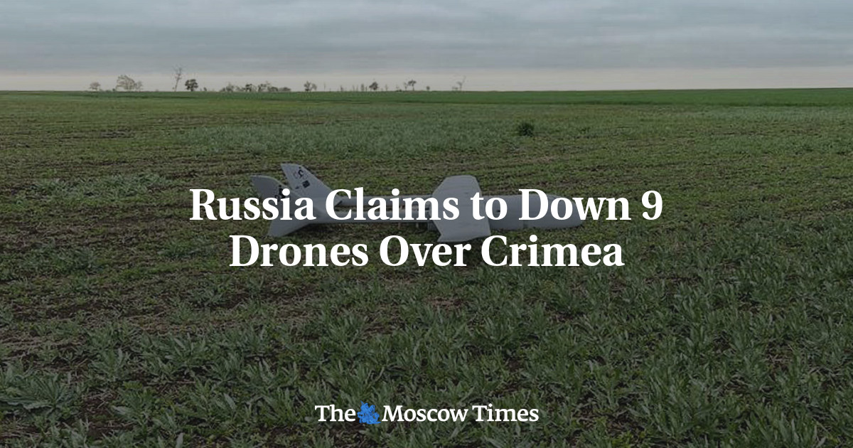 Russia Claims to Down 9 Drones Over Crimea