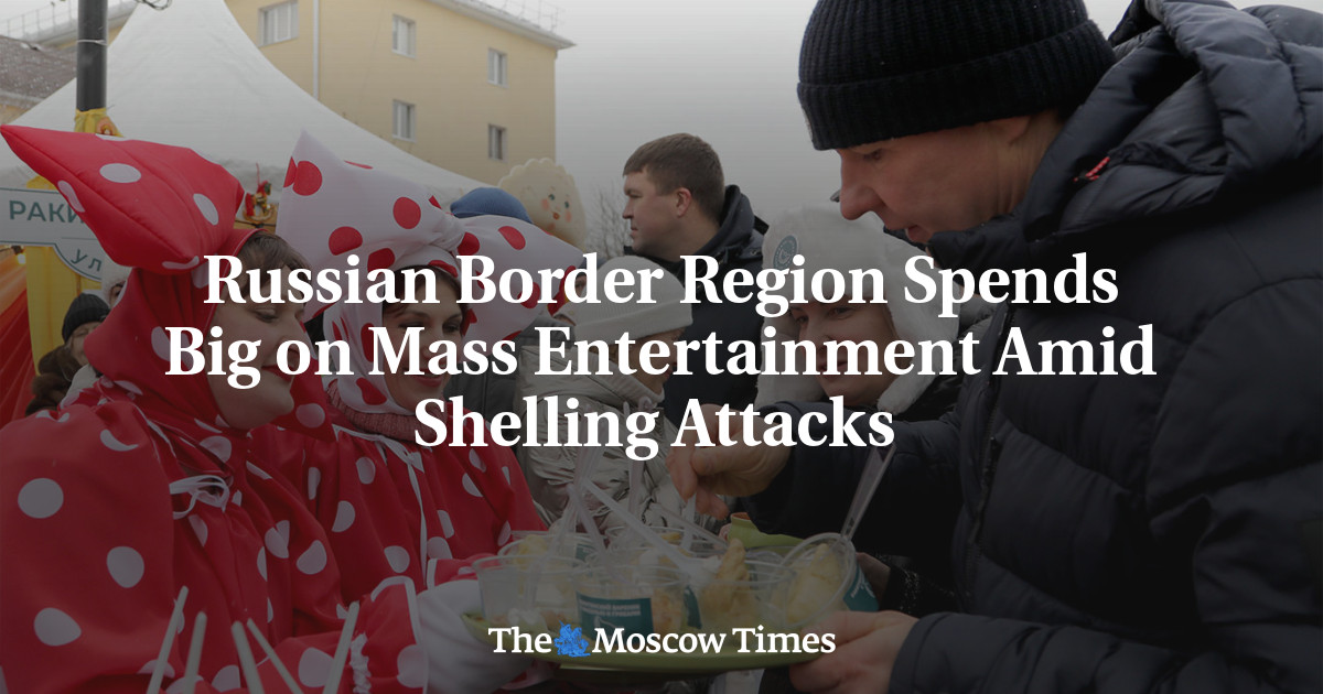Russian Border Region Spends Big on Mass Entertainment Amid Shelling Attacks 