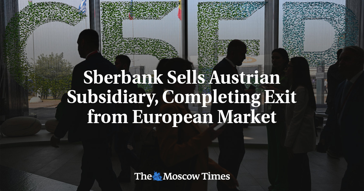 Sberbank Sells Austrian Subsidiary, Completing Exit from European Market