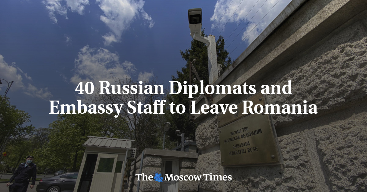 40 Russian Diplomats and Embassy Staff to Leave Romania