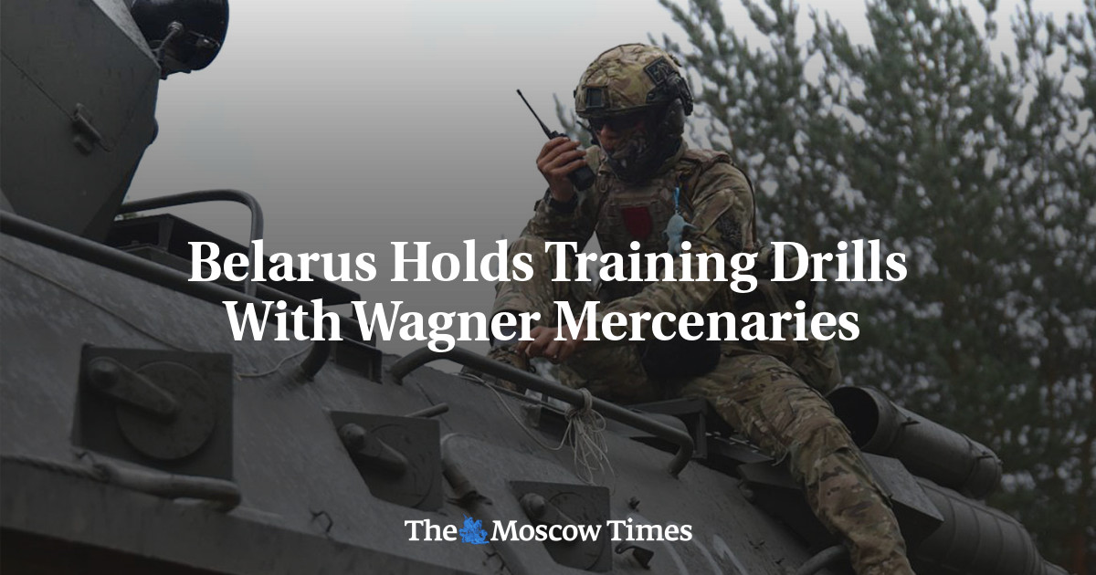 Belarus Holds Training Drills With Wagner Mercenaries 