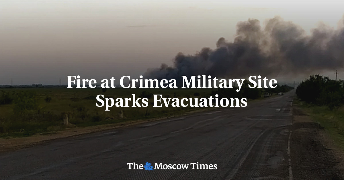 Fire at Crimea Military Site Sparks Evacuations