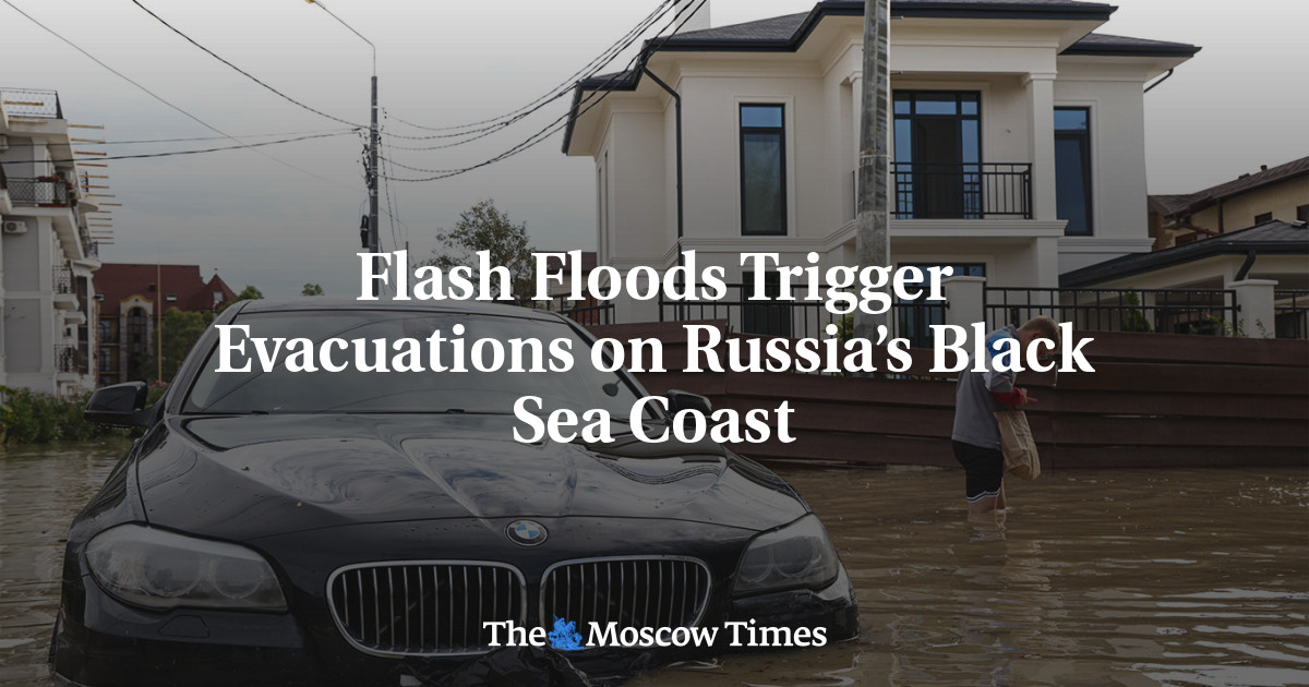 Flash Floods Trigger Evacuations on Russia’s Black Sea Coast