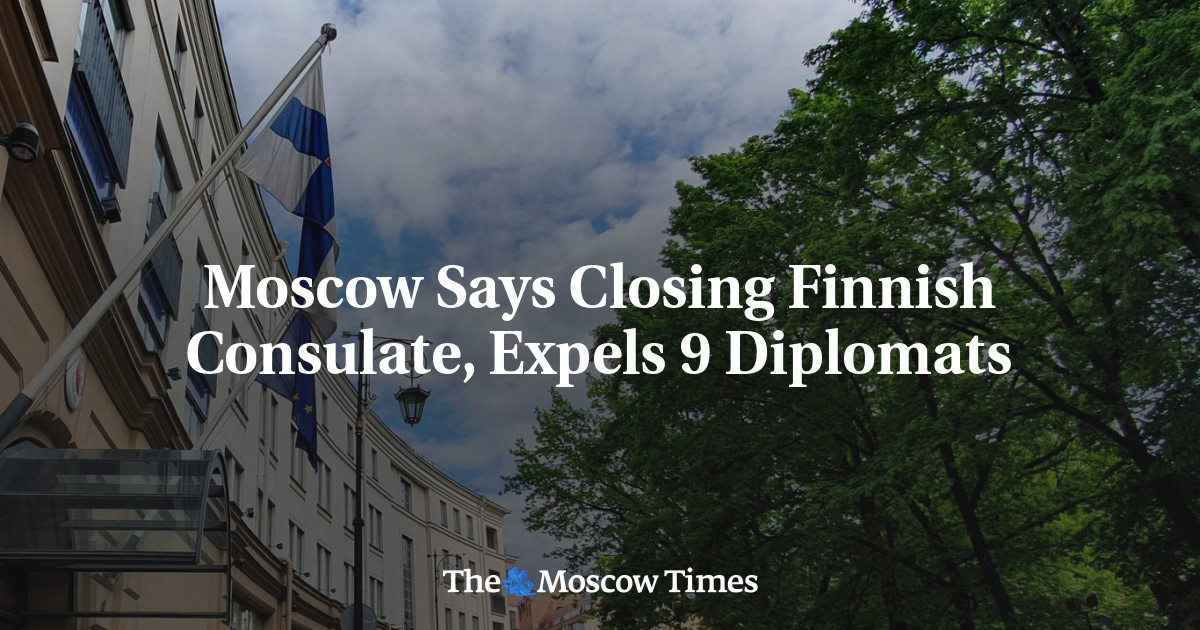 Moscow Says Closing Finnish Consulate, Expels 9 Diplomats
