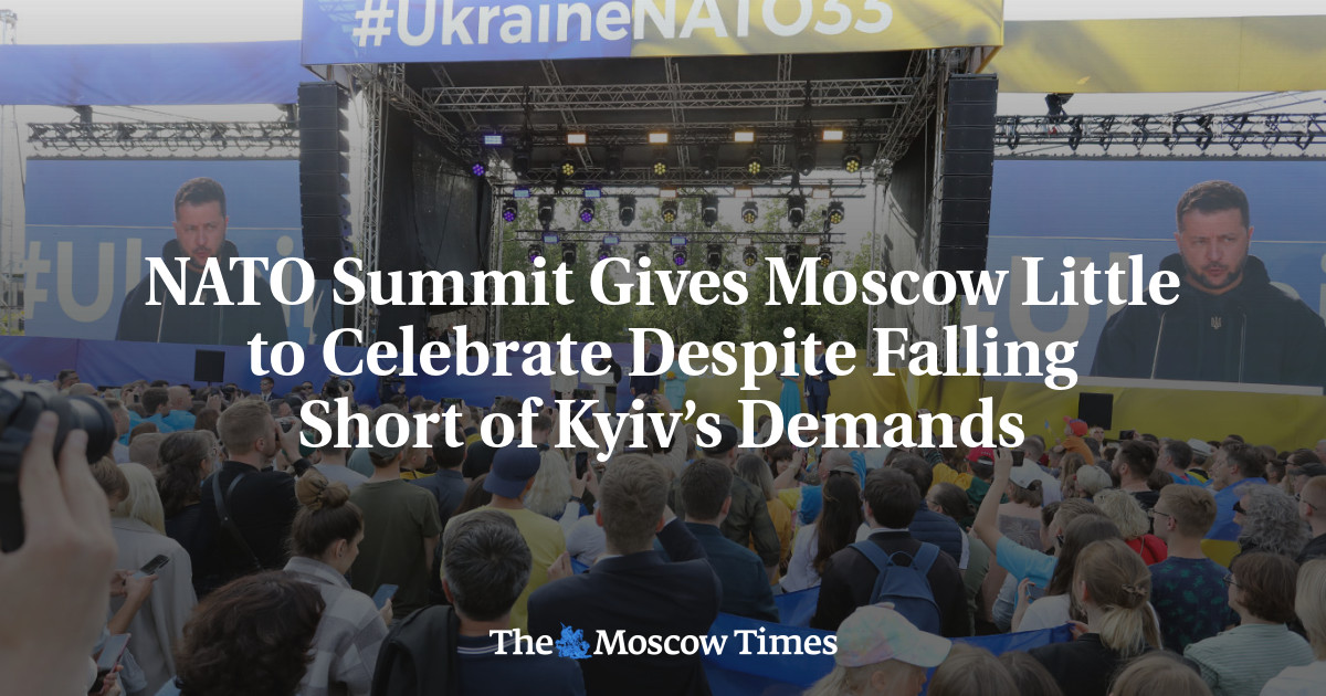 NATO Summit Gives Moscow Little to Celebrate Despite Falling Short of Kyiv’s Demands