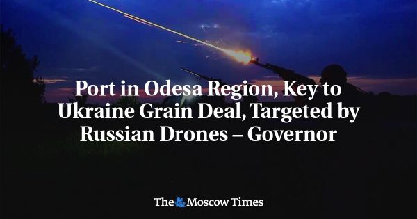 Port in Odesa Region, Key to Ukraine Grain Deal, Targeted by Russian Drones – Governor