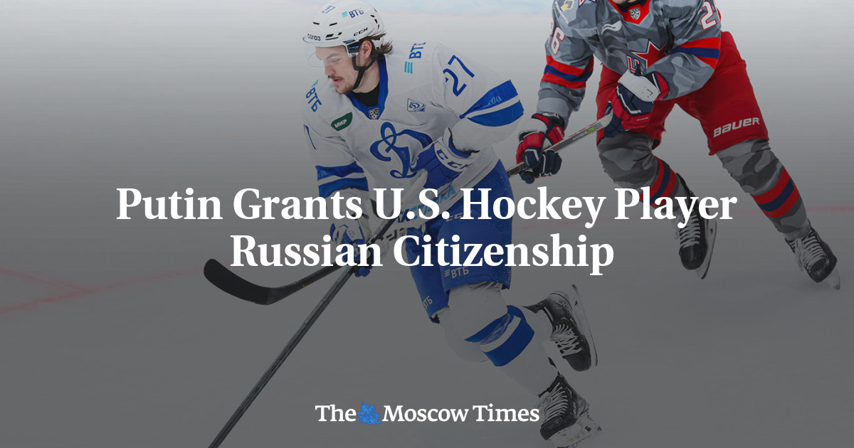 Putin Grants U.S. Hockey Player Russian Citizenship 