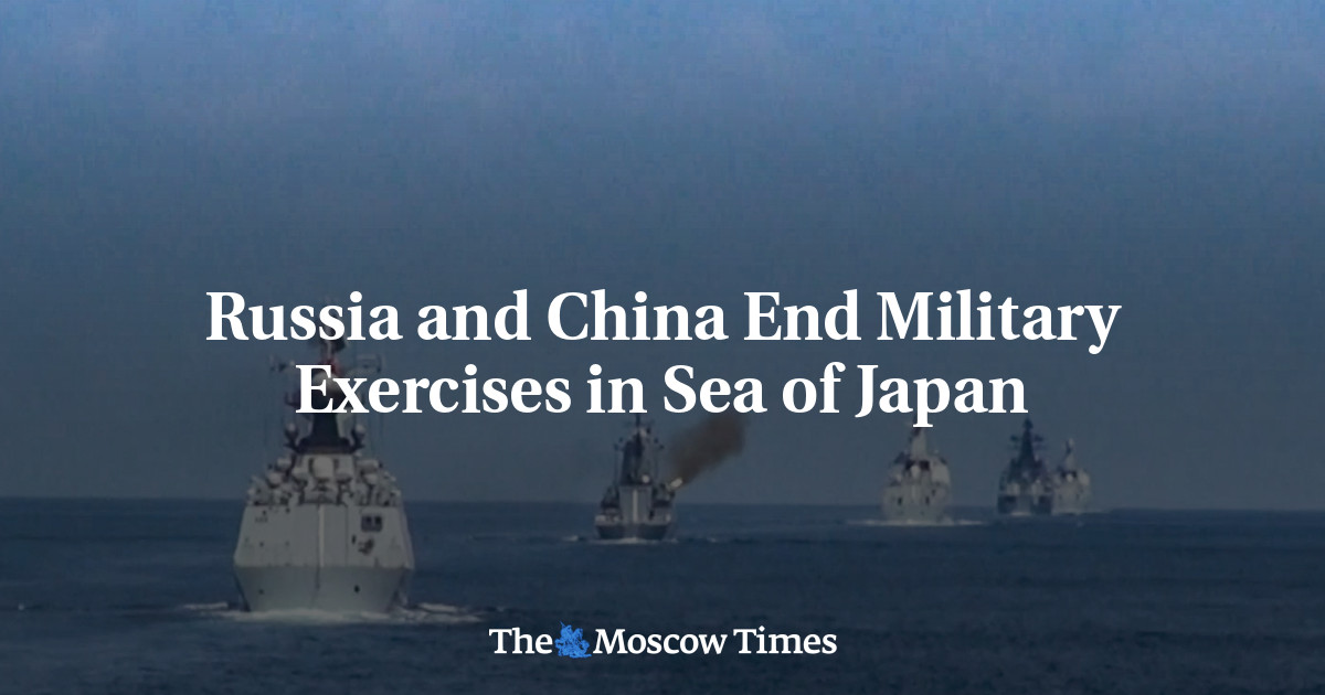 Russia and China End Military Exercises in Sea of Japan