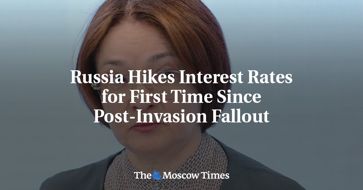Russia Hikes Interest Rates for First Time Since Post-Invasion Fallout
