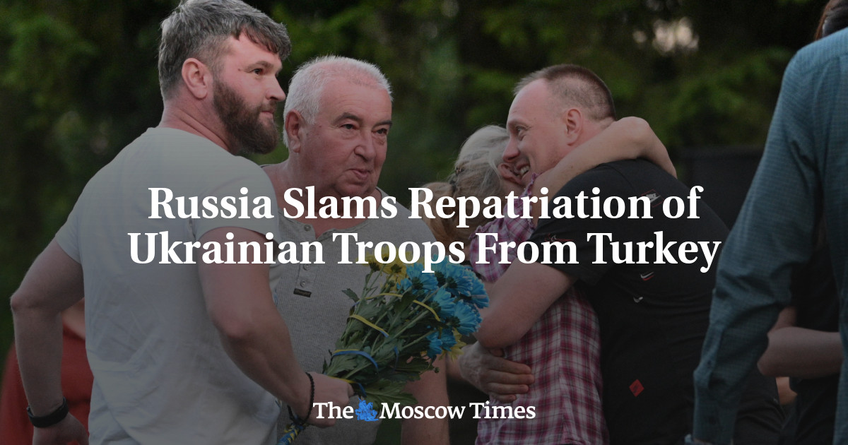 Russia Slams Repatriation of Ukrainian Troops From Turkey