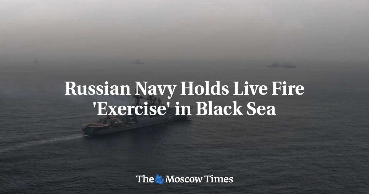 Russian Navy Holds Live Fire ‘Exercise’ in Black Sea