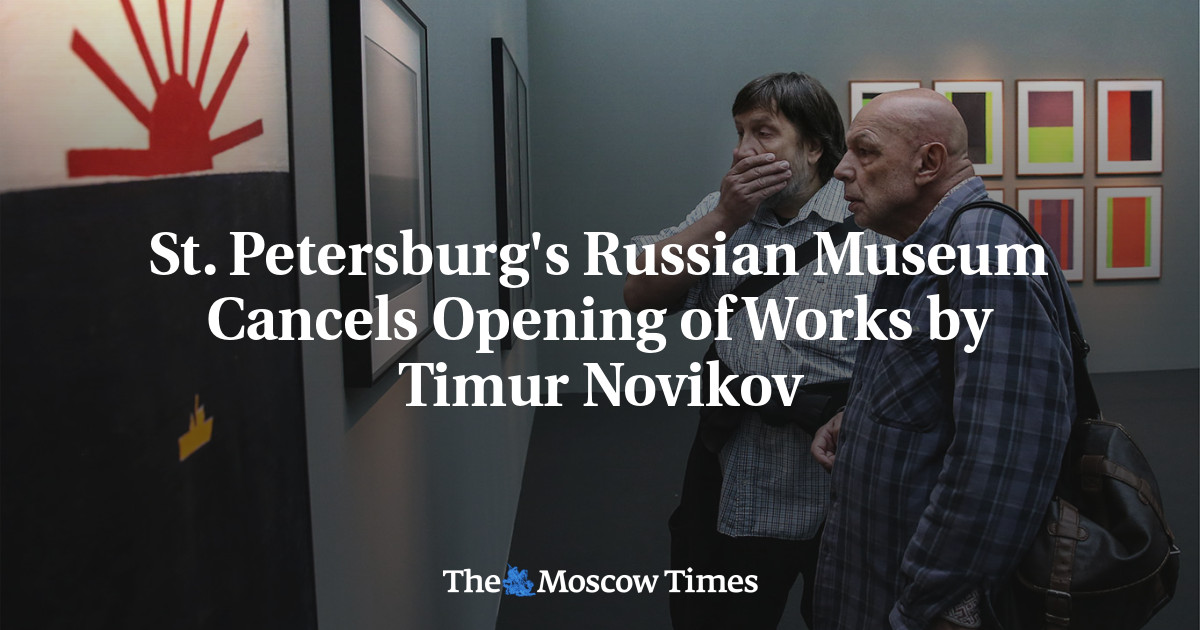 St. Petersburg’s Russian Museum Cancels Opening of Works by Timur Novikov
