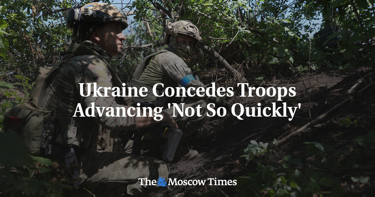 Ukraine Concedes Troops Advancing ‘Not So Quickly’