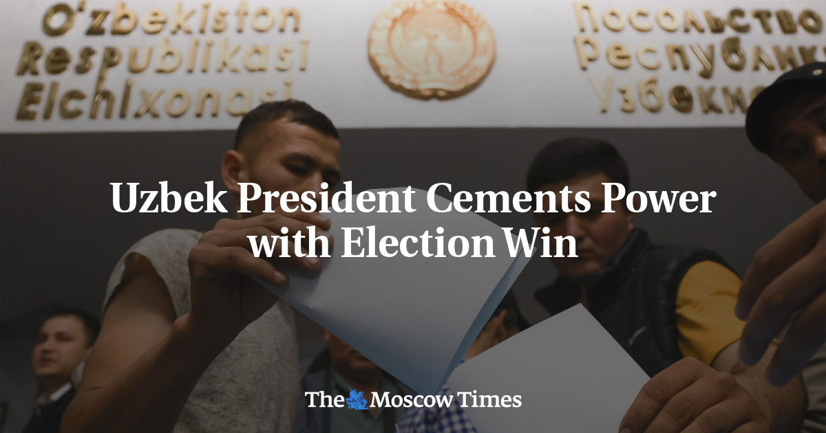 Uzbek President Cements Power with Election Win