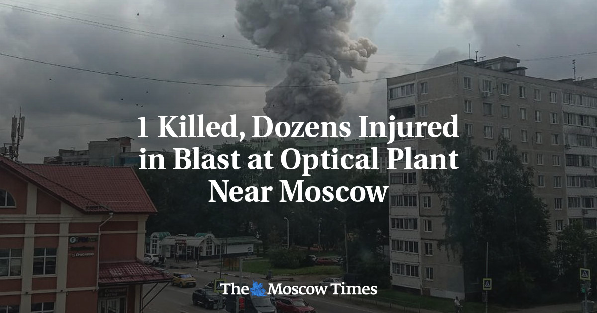 1 Killed, Dozens Injured in Blast at Optical Plant Near Moscow