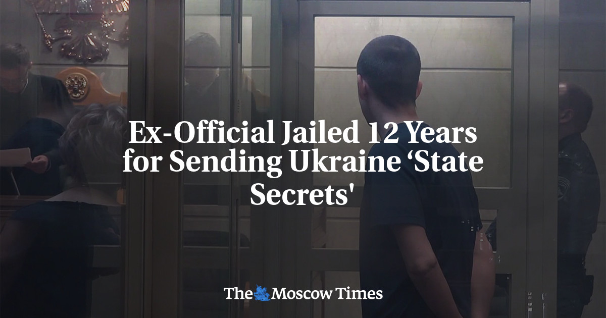 Ex-Official Jailed 12 Years for Sending Ukraine ‘State Secrets’