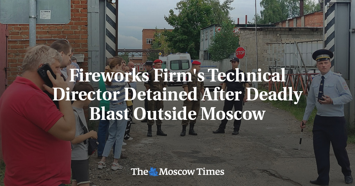 Fireworks Firm’s Technical Director Detained After Deadly Blast Outside Moscow