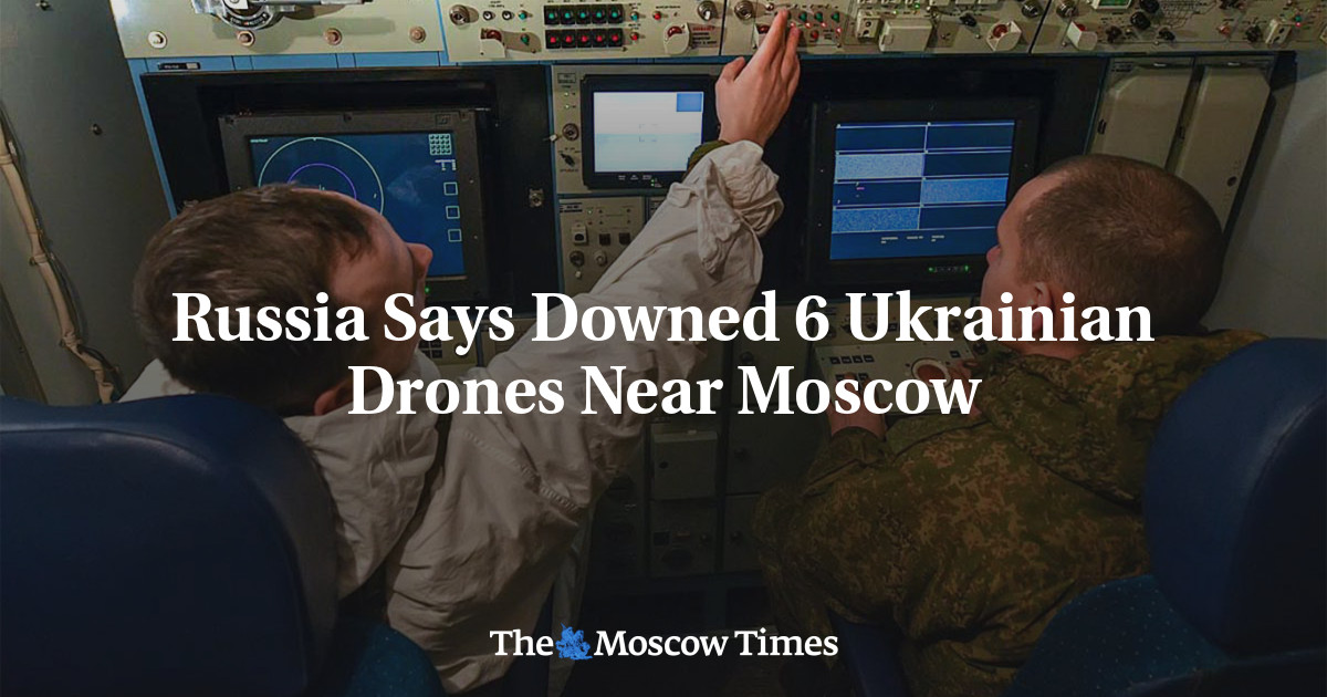 Russia Says Downed 6 Ukrainian Drones Near Moscow