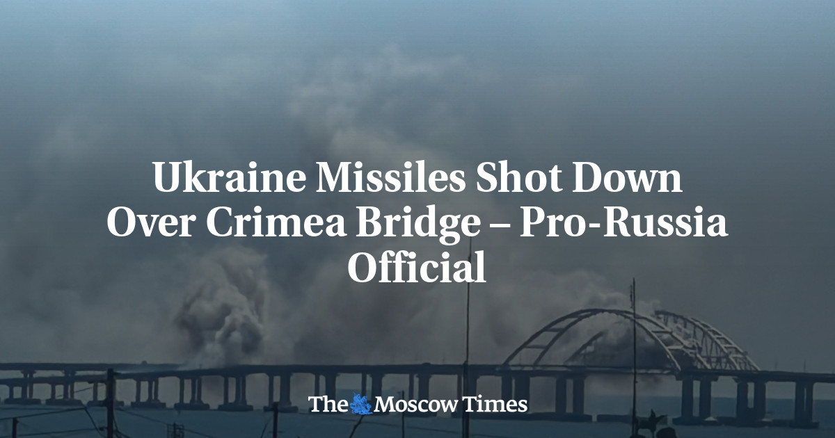 Ukraine Missiles Shot Down Over Crimea Bridge – Pro-Russia Official