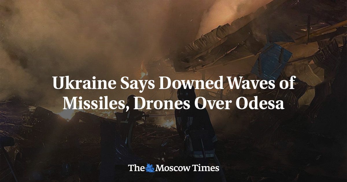 Ukraine Says Downed Waves of Missiles, Drones Over Odesa