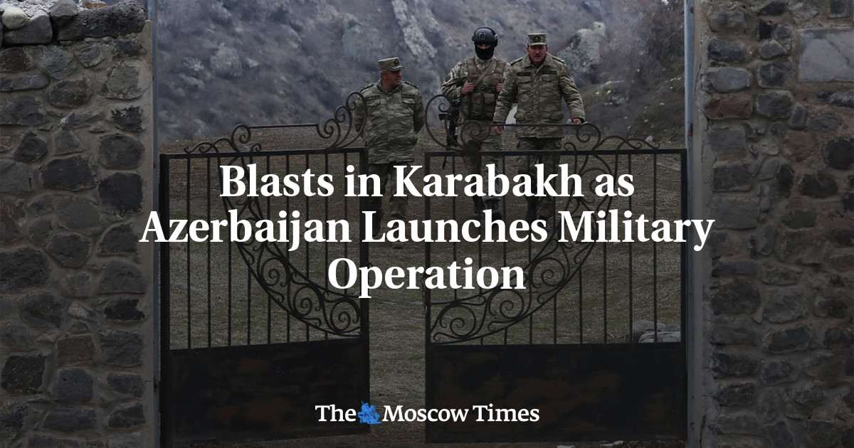 Blasts in Karabakh as Azerbaijan Launches Military Operation