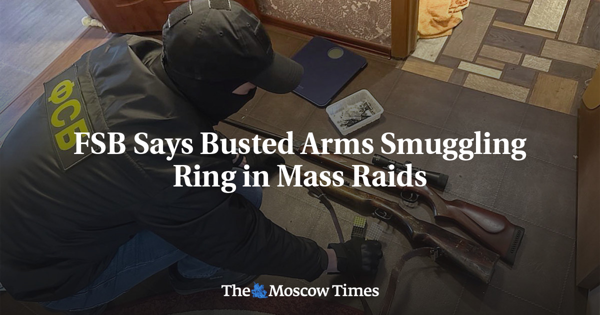 FSB Says Busted Arms Smuggling Ring in Mass Raids