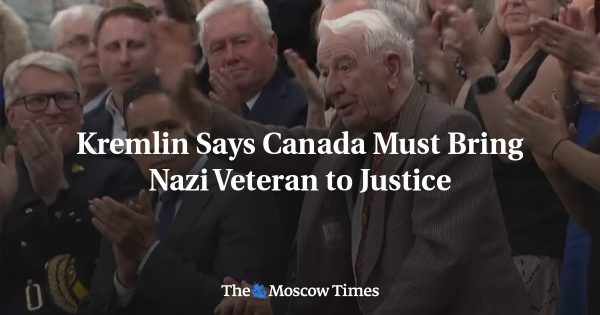 Kremlin Says Canada Must Bring Nazi Veteran to Justice
