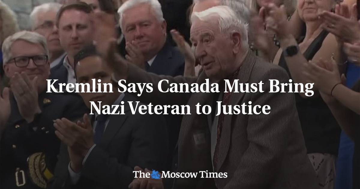 Kremlin Says Canada Must Bring Nazi Veteran to Justice