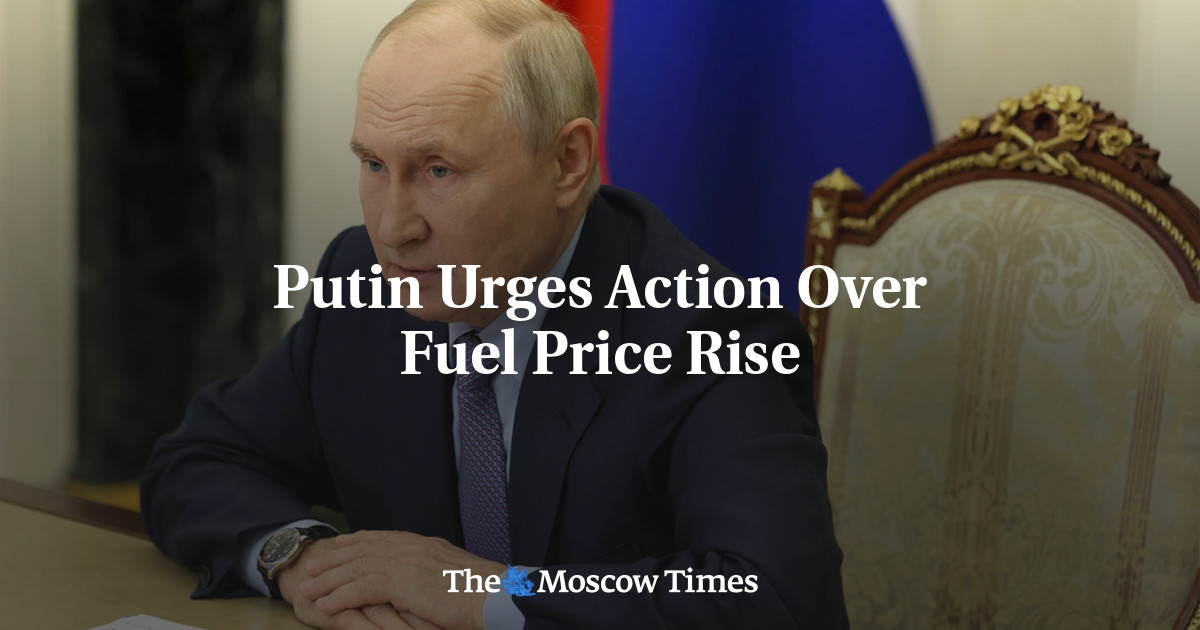 Putin Urges Action Over Fuel Price Rise