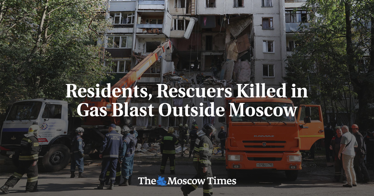 Residents, Rescuers Killed in Gas Blast Outside Moscow