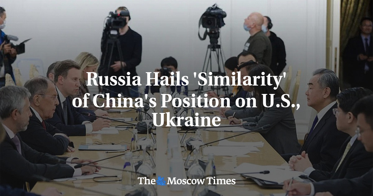 Russia Hails ‘Similarity’ of China’s Position on U.S., Ukraine