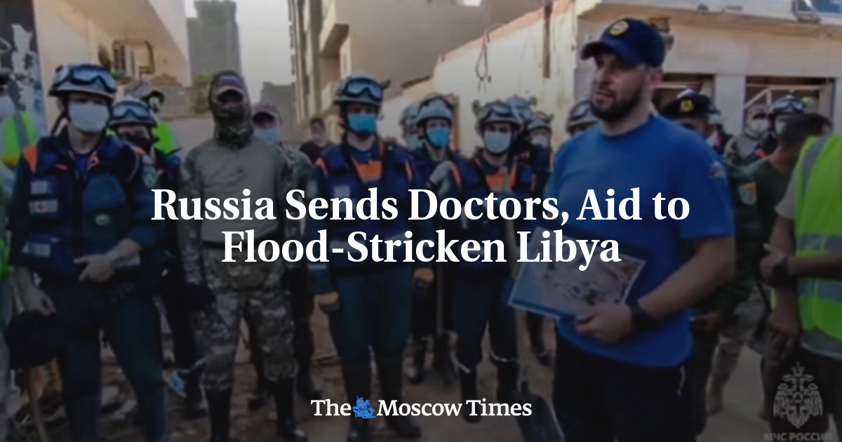 Russia Sends Doctors, Aid to Flood-Stricken Libya