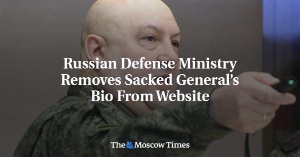 Russian Defense Ministry Removes Sacked General’s Bio From Website