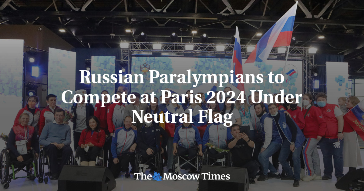 Russian Paralympians to Compete at Paris 2024 Under Neutral Flag