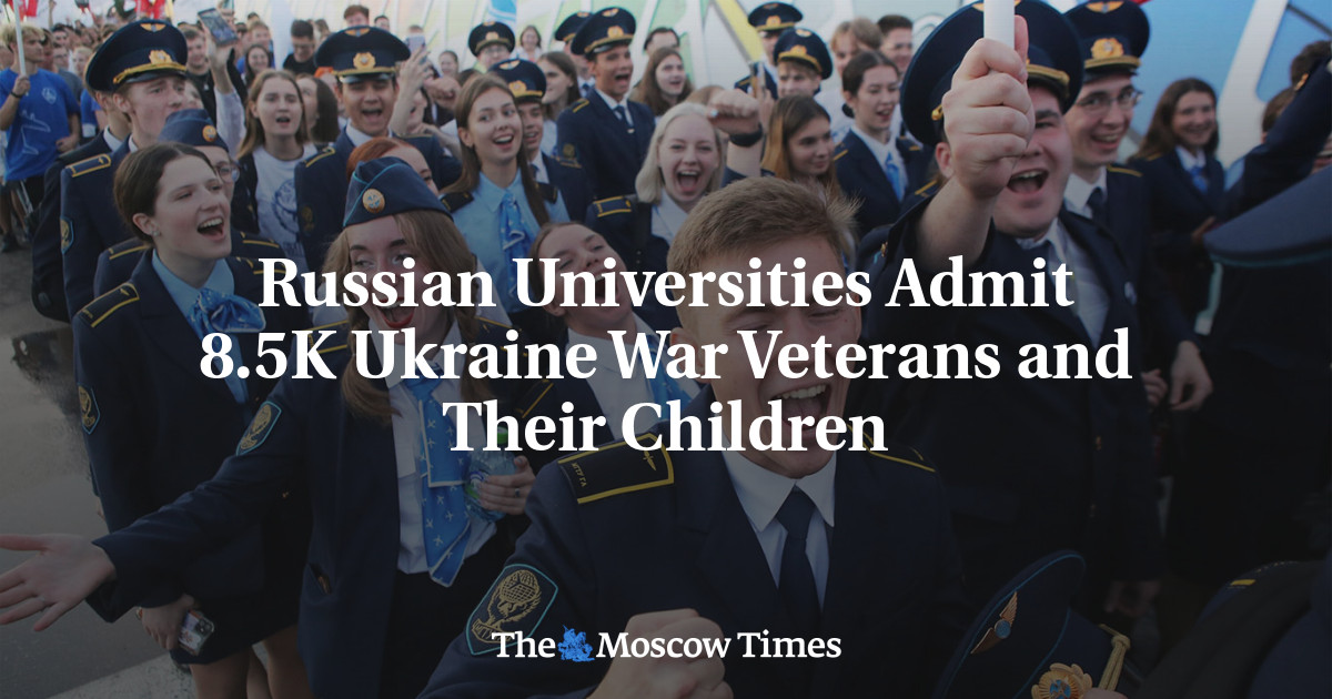 Russian Universities Admit 8.5K Ukraine War Veterans and Their Children