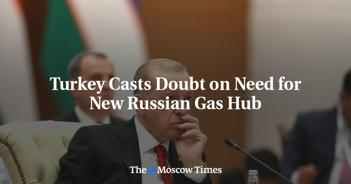 Turkey Casts Doubt on Need for New Russian Gas Hub